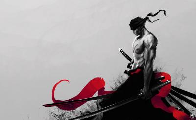 Anime, Zoro Roronoa, One Piece Roronoa Zoro wallpaper, Representation