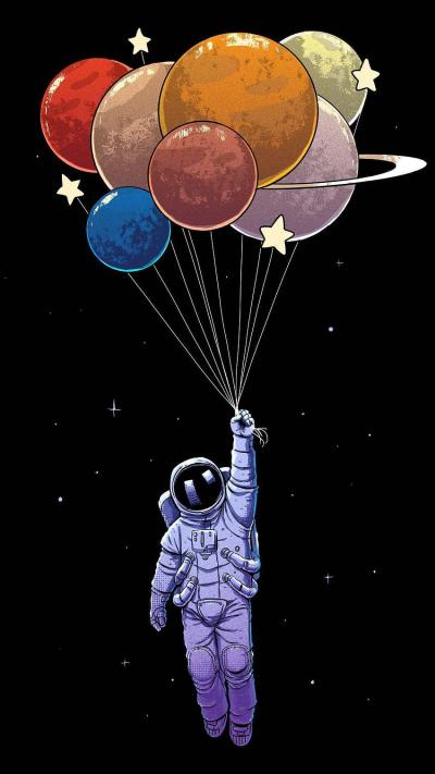 Best Cartoon   Background  iPhone illustration, Astronaut 3D Free download, Astronaut , Space drawings