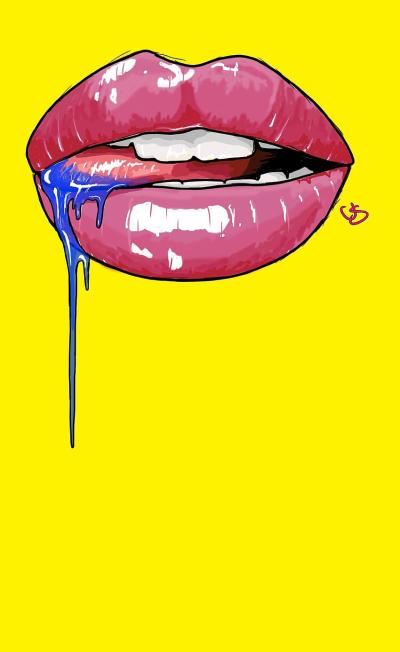 Illustration tumblr, Cartoon Lips HD phone wallpaper Free download, Lips illustrations. Lips illustration, Pop art lips